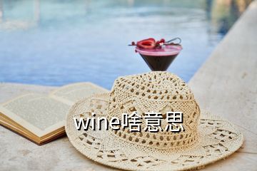 wine啥意思