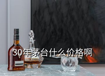 30年茅臺(tái)什么價(jià)格啊