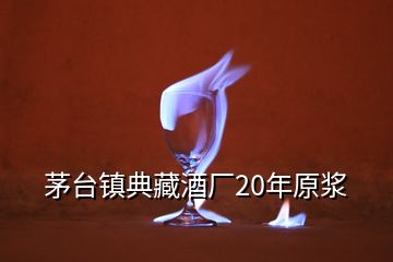 茅臺(tái)鎮(zhèn)典藏酒廠20年原漿