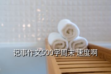 記事作文500字周末 速度啊