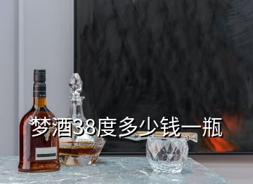 夢(mèng)酒38度多少錢一瓶