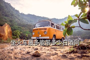 坐火車(chē)最多能帶多少白酒阿