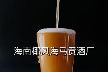 海南椰風(fēng)海馬貢酒廠