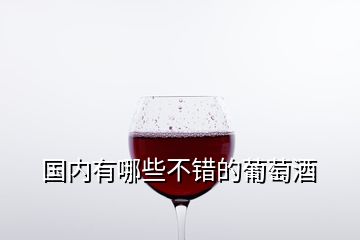 國內(nèi)有哪些不錯的葡萄酒