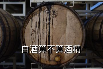 白酒算不算酒精