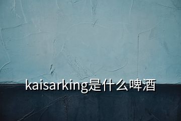 kaisarking是什么啤酒