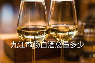 九江市場(chǎng)白酒總量多少