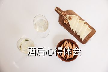 酒后心得體會