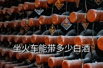 坐火車能帶多少白酒