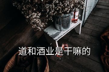 道和酒業(yè)是干嘛的