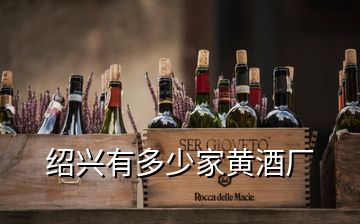 紹興有多少家黃酒廠