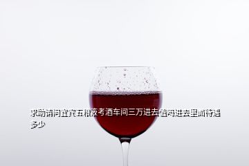 求助請問宜賓五糧液考酒車間三萬進(jìn)去值嗎進(jìn)去里面待遇多少