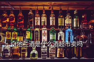 白地蘭酒是什么酒超市賣嗎