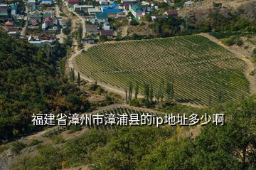 福建省漳州市漳浦縣的ip地址多少啊