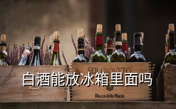 白酒能放冰箱里面嗎