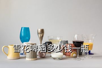 雪花啤酒多少錢(qián)一瓶