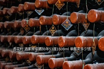 杏花村 酒家原漿酒30年53度1500ml 單瓶賣多少錢