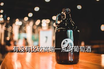 有沒(méi)有比較高端一點(diǎn)的葡萄酒