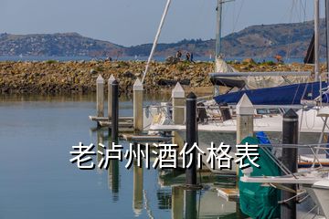 老瀘州酒價(jià)格表