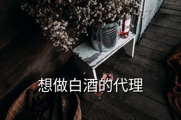 想做白酒的代理