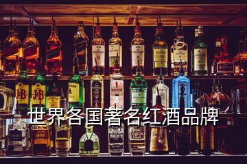 世界各國(guó)著名紅酒品牌