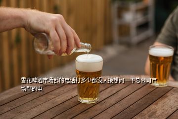 雪花啤酒市場(chǎng)部的電話打多少都沒(méi)人接想問(wèn)一下總公司市場(chǎng)部的電