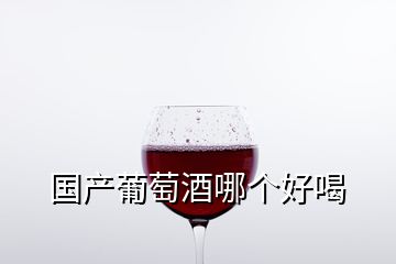 國產葡萄酒哪個好喝