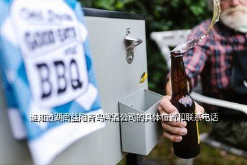 誰知道湖南益陽青島啤酒公司的具體位置和聯(lián)系電話