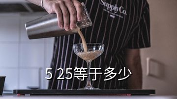 5 25等于多少