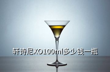 軒詩尼XO100ml多少錢一瓶