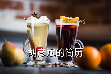 胡彥斌的簡歷