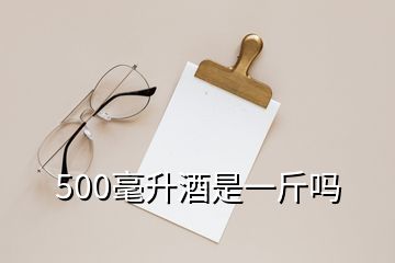 500毫升酒是一斤嗎