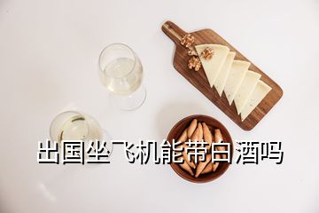 出國坐飛機能帶白酒嗎