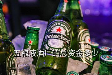 五糧液酒廠的總資金多少