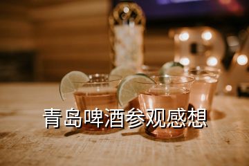 青島啤酒參觀感想