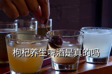 枸杞養(yǎng)生啤酒是真的嗎