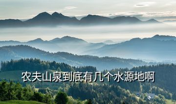 農(nóng)夫山泉到底有幾個(gè)水源地啊