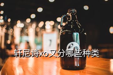 軒尼詩(shī)xo又分哪些種類