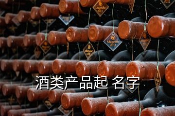 酒類產品起 名字