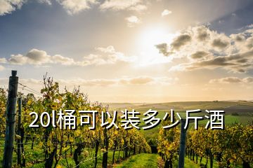 20l桶可以裝多少斤酒