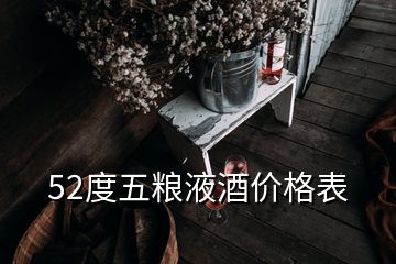 52度五糧液酒價(jià)格表