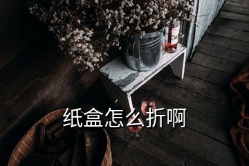 紙盒怎么折啊