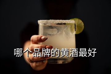 哪個品牌的黃酒最好