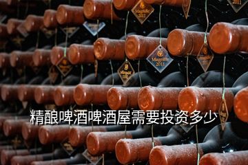 精釀啤酒啤酒屋需要投資多少