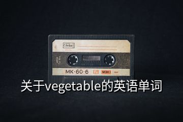 關(guān)于vegetable的英語(yǔ)單詞