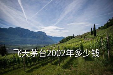 飛天茅臺2002年多少錢