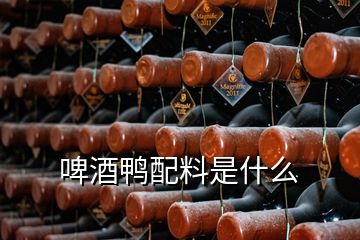 啤酒鴨配料是什么