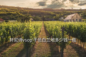 軒尼詩vsop 干邑白蘭地多少錢一瓶