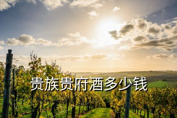 貴族貴府酒多少錢