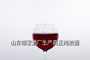 山東哪家酒廠生產(chǎn)真正純糧酒